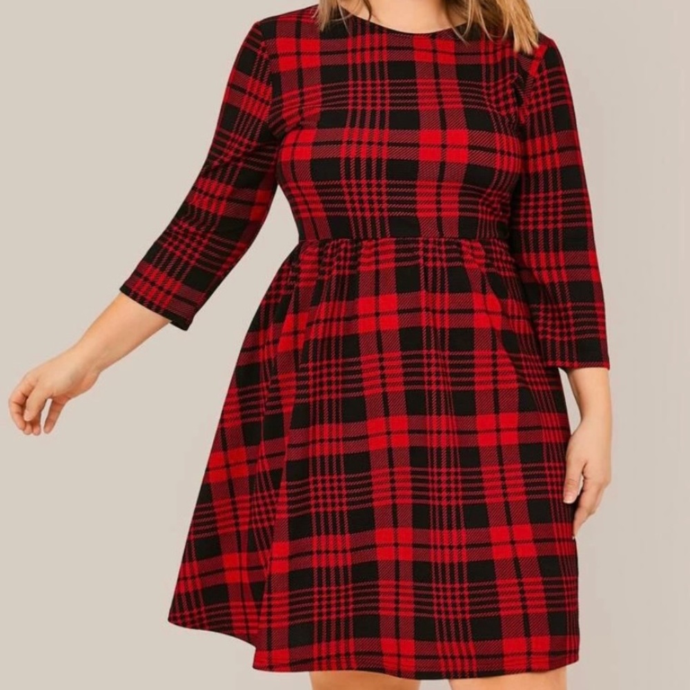 Women’s plaid dress